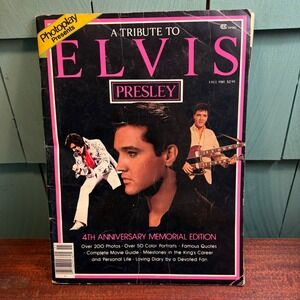 Elvis Presley Photoplay Tribute Magazine 1981 Memorial Edition‎ Vintage Photos